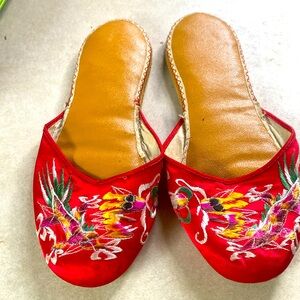 3/$15. Antique women’s slippers from South Korea